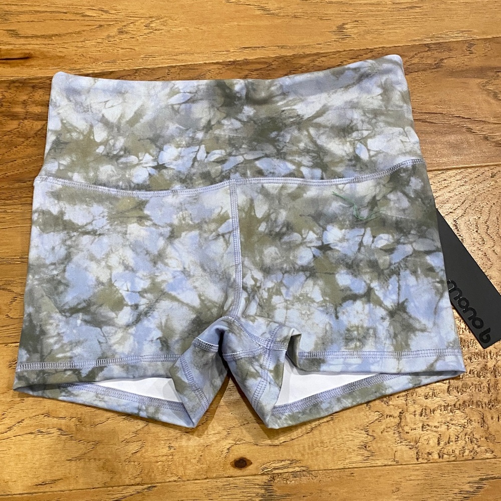 ⚡️3 for $15⚡️Mono B Tie-Dye Bike Shorts - blue gray and Green size small